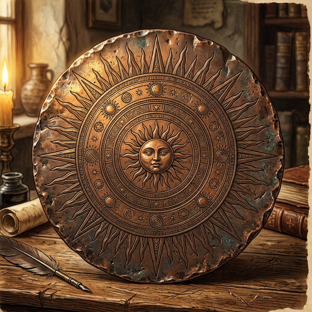 3,500-Year-Old 'Vedic-era Ritual Copper Mirror' with Unique Solar Engravings Found in the Aravalli Foothills