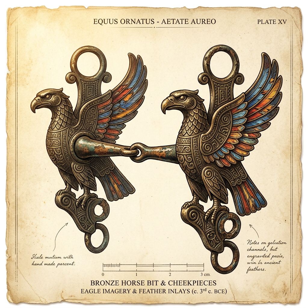 Rare 'Feather-Inlaid' Iron Age Horse Trappings Found in Kazakhstan Point to 2,500-Year-Old Roots of Steppe Equestrian Festivals