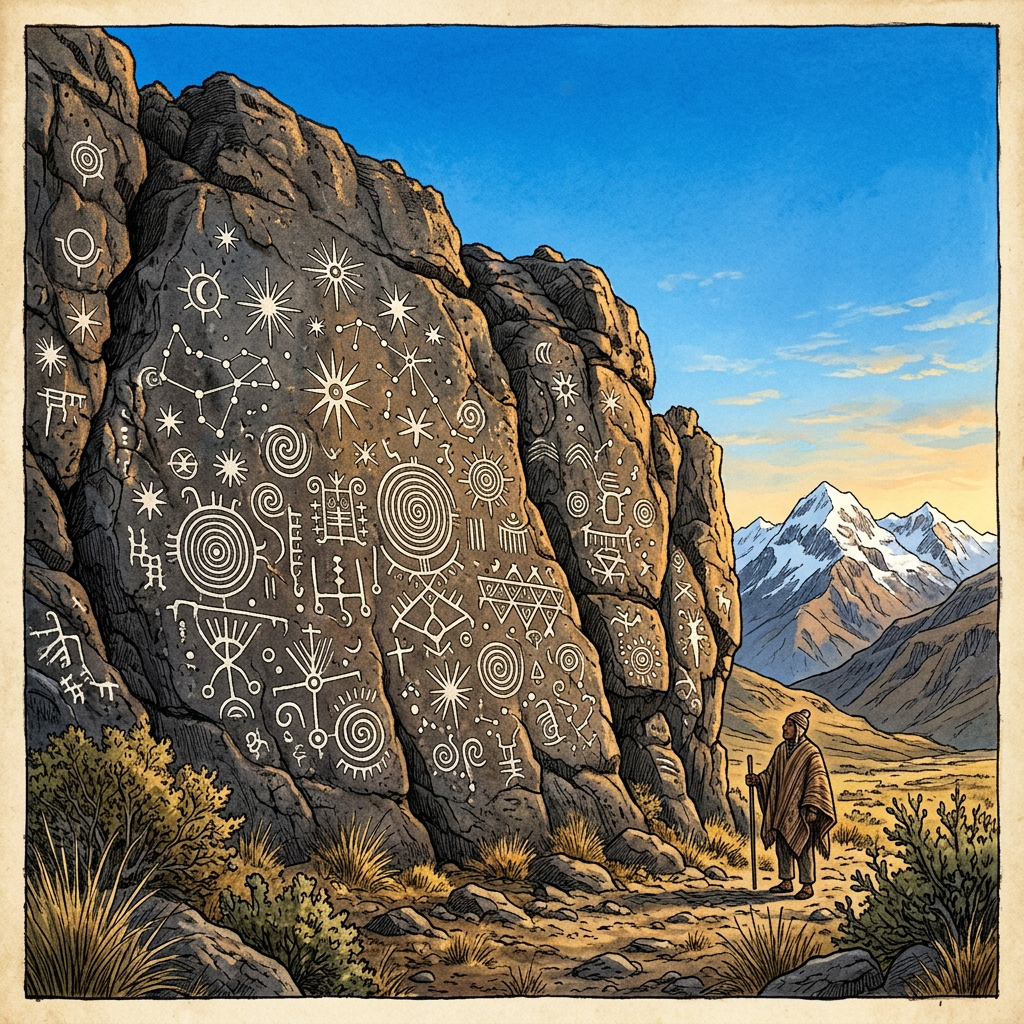 20,000-Year-Old 'Celestial Alignment' Petroglyphs Found in the Remote High Altitudes of the Chilean Andes