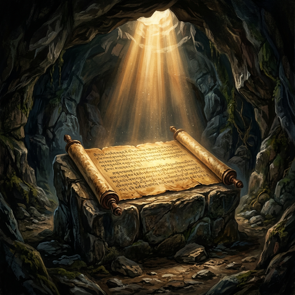 9th-Century 'Atma-Samvada' Scroll Discovered in a Remote Uttarakhand Cave Explores the Metaphysics of Internal Dialogue