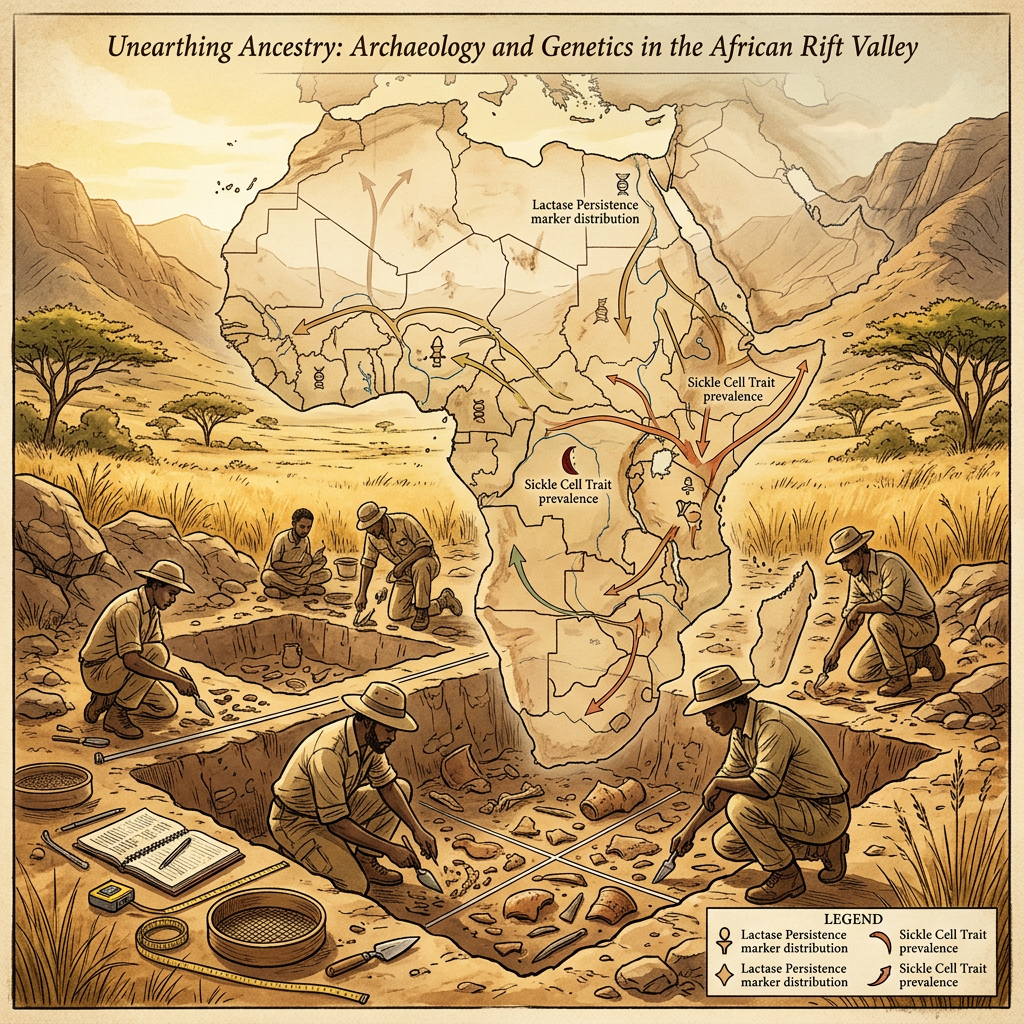 Genomic History of the 'Rift Valley' Reveals Earliest Known Genetic Adaptation to Malaria in 15,000-Year-Old Human Remains