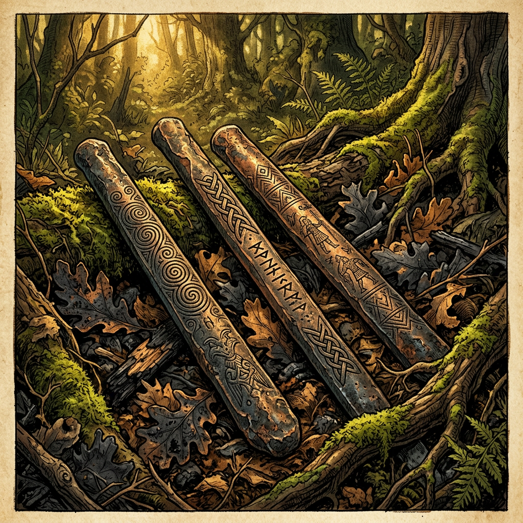 3,000-Year-Old 'Wolframite-Inscribed' Bronze Scepters Found in the Black Forest Reveal Origins of the 'Festival of the Iron Oak'