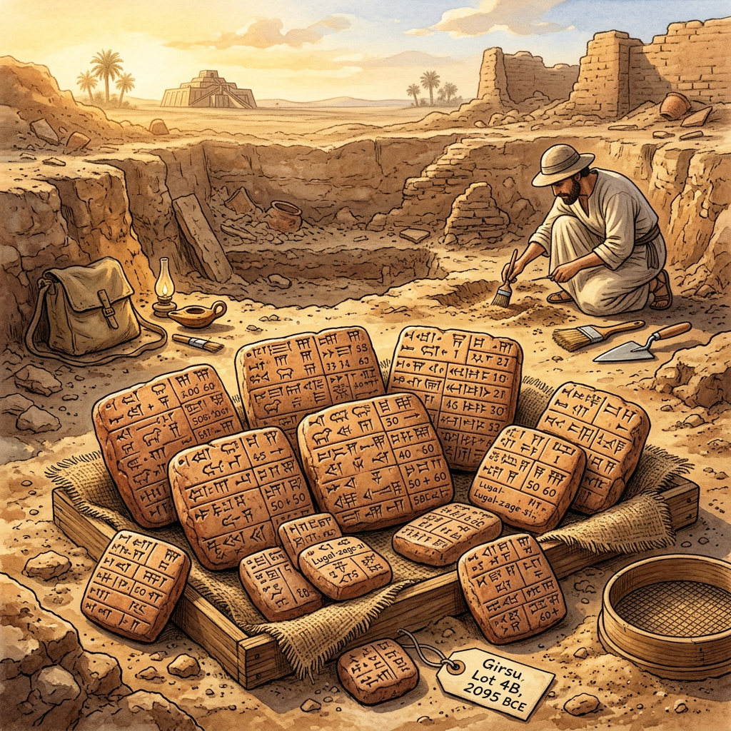 4,000-Year-Old 'Sumerian Livestock Breeding Ledger' and Cuneiform Husbandry Records Uncovered in Ancient Ur