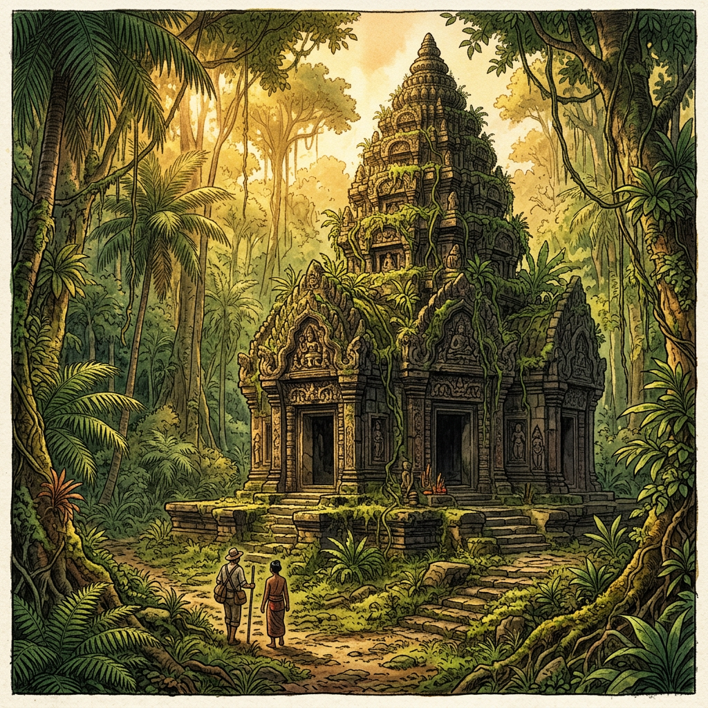 11th-Century 'Shilahara' Era Structural Shiva Temple with Rare Conical Stone Roof Discovered in Palghar Forest