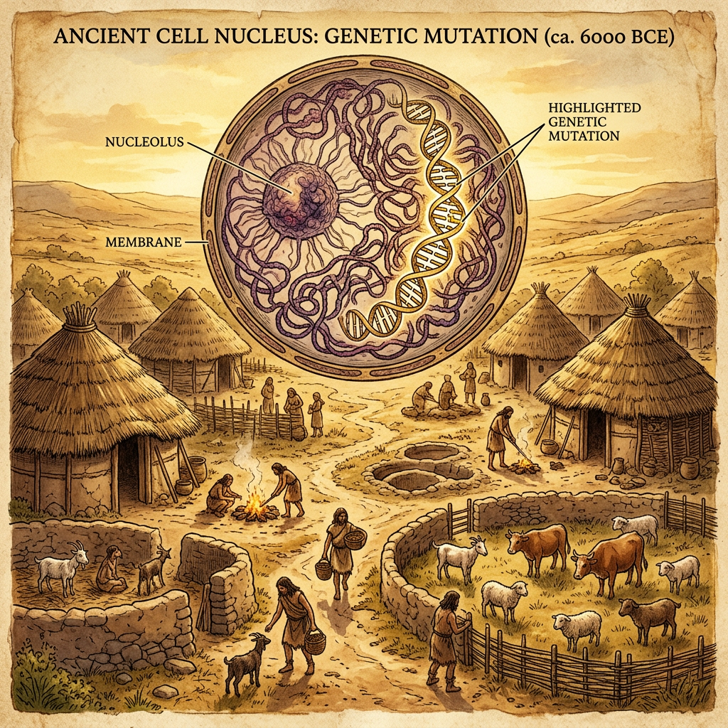 Paleogenomic Analysis of 9,000-Year-Old Mehrgarh Remains Identifies First Genetic Evidence of Adaptation to Zoonotic Pathogens