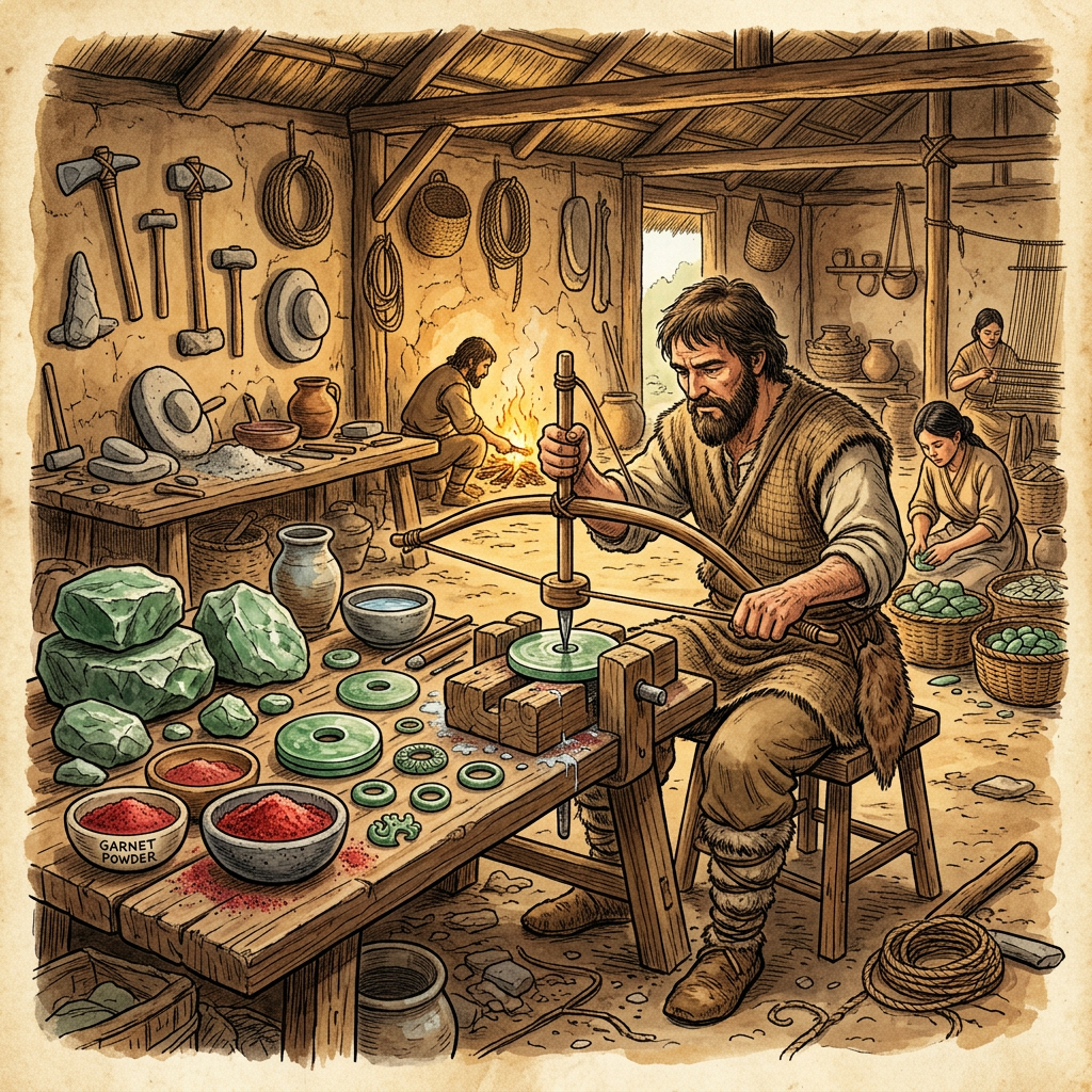 5,000-Year-Old 'Liangzhu Culture Jade-Polishing Industrial Hub' and Water-Cooled Drills Discovered in Zhejiang