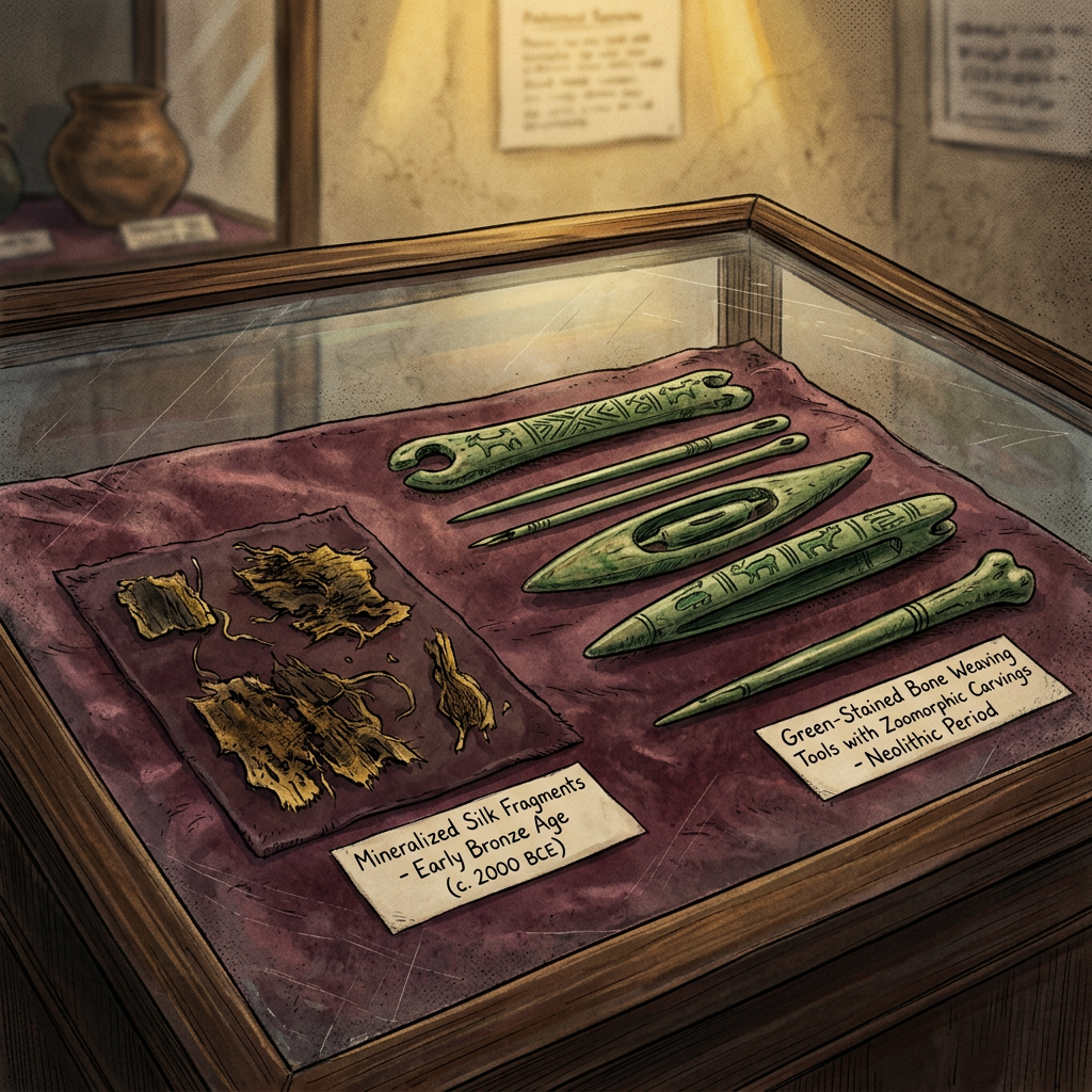 Discovery of 3,000-Year-Old 'Malachite-Stained' Weaving Batons in Ancient Vietnam Points to Roots of 'Sky-Loom' Lunar Festivals