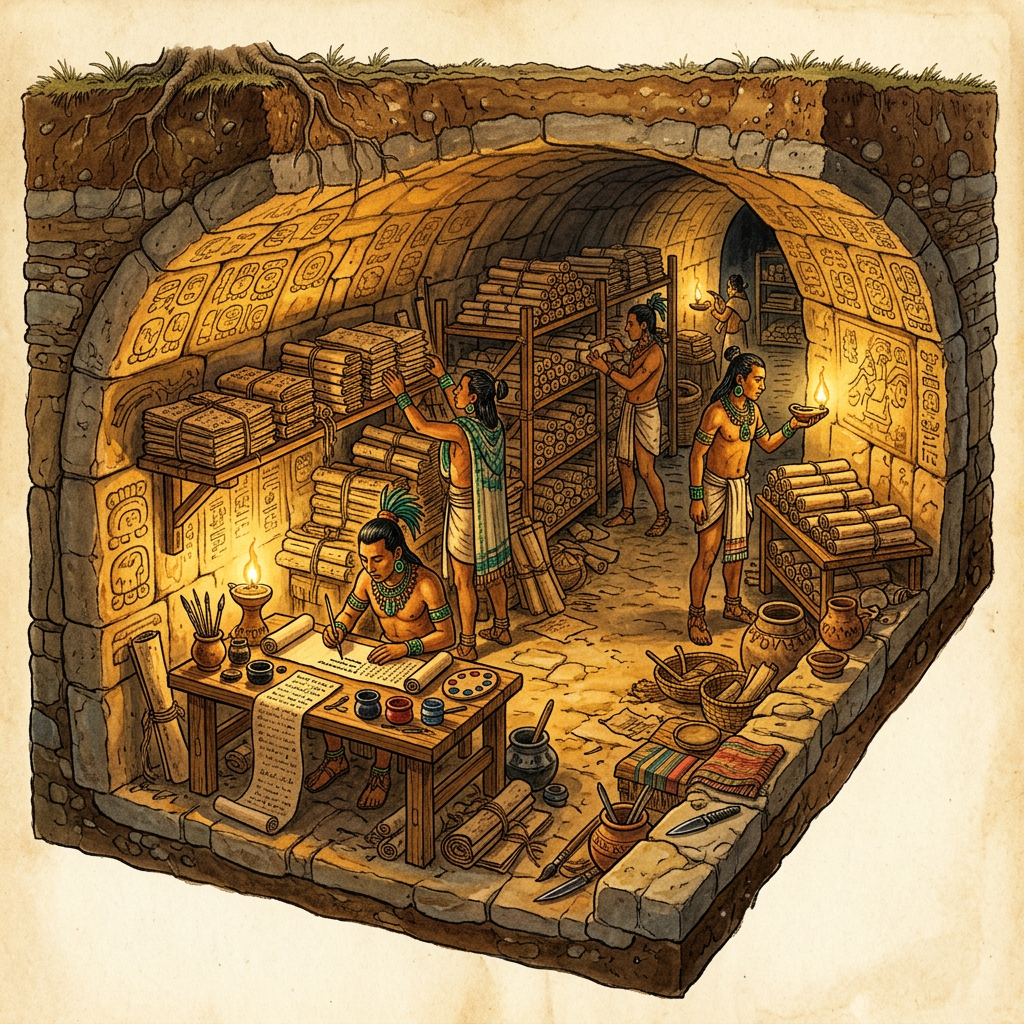 LiDAR Mapping Reveals 1,400-Year-Old 'Maya Scribes' Retreat' and Hidden Library Tunnels in the Petén Highlands