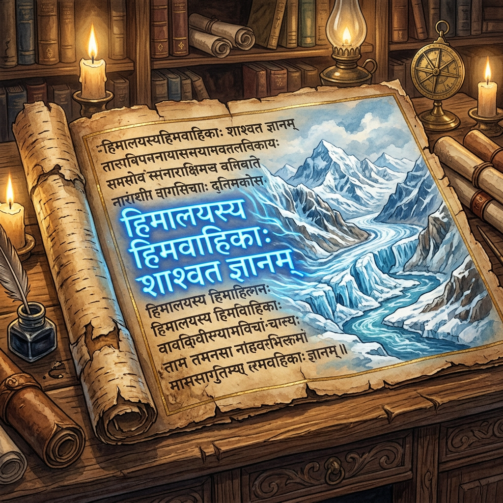 AI-Driven Decipherment of 7th-Century 'Siddham' Script Palimpsests from the Tarim Basin Reveals Lost Sanskrit Treatises on Ancient Indian Theoretical Glaciology