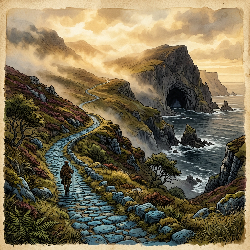 Massive 'Blue-Stone' Processional Route Discovered in the Hebrides, Revealing Prehistoric 'Sea-Spirit' Festival Origins