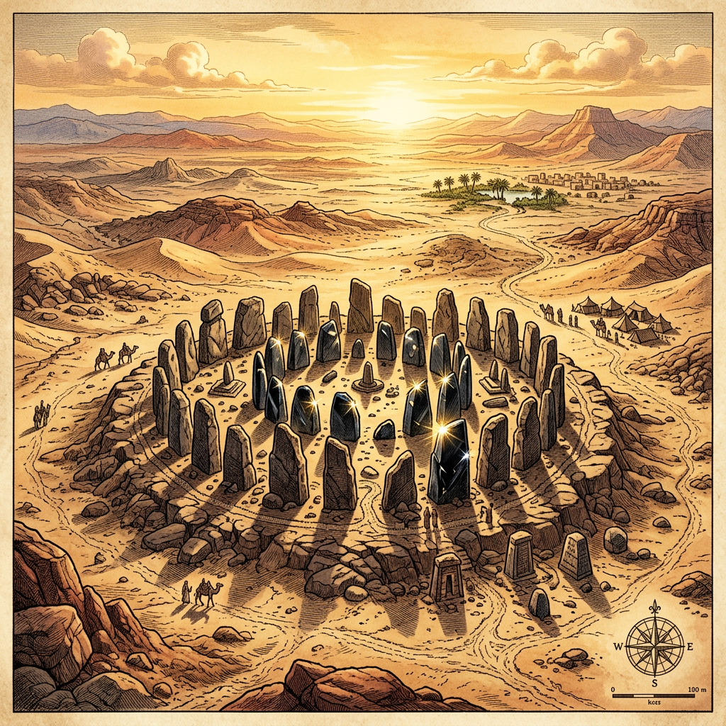 Massive 'Obsidian-Dotted' Star-Tracking Pavement Found in Central Oregon Reveals Origins of Ancient Plateau Fire Festivals