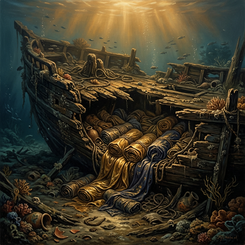 Sunken 13th-Century 'Viking-Style' Cog Discovered in the Baltic Sea Carrying a Cargo of Himalayan Silk