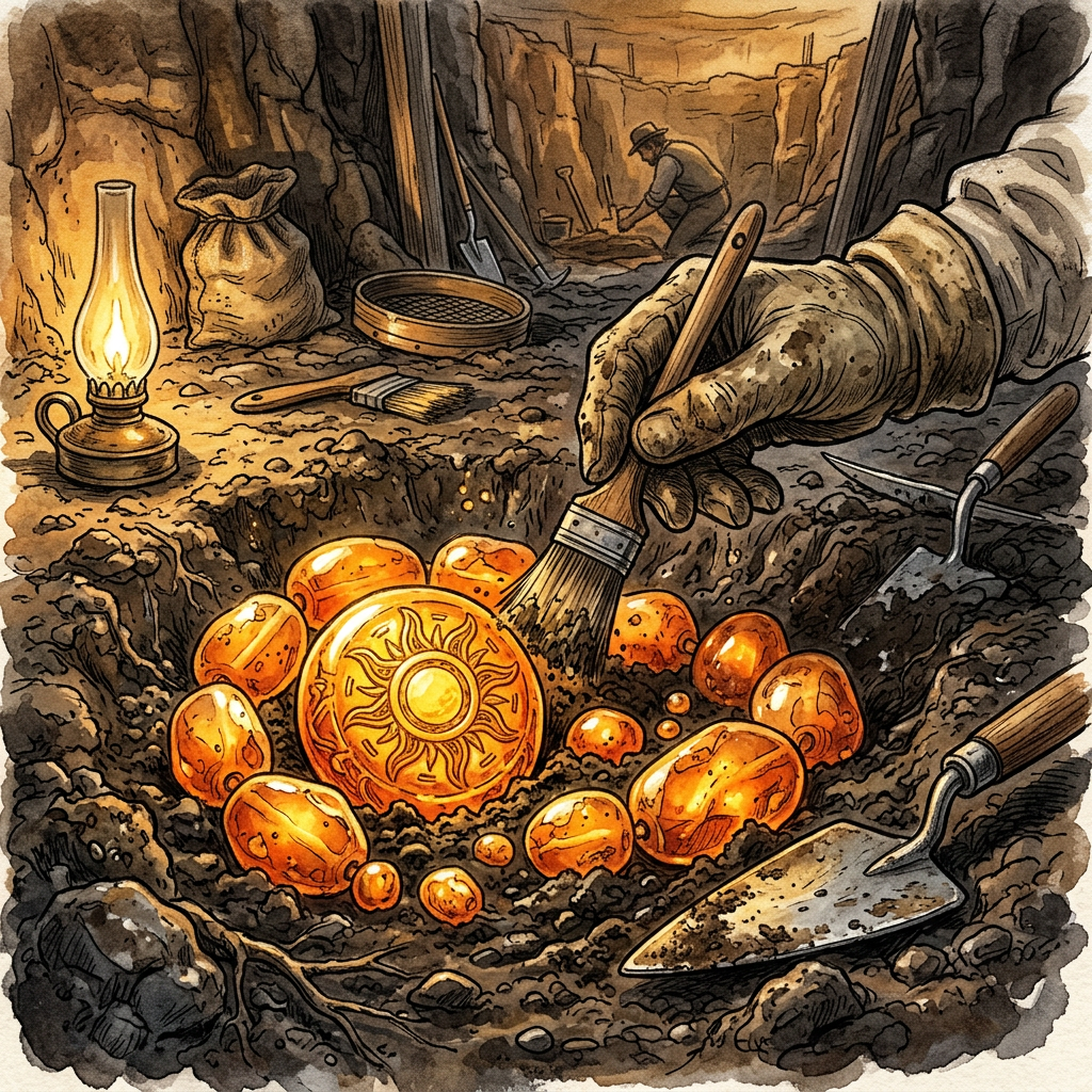 Archaeologists Uncover 'Amber-Bead' Ritual Deposit in Lithuania Linked to Ancient Baltic Fire-Blessing Festivals