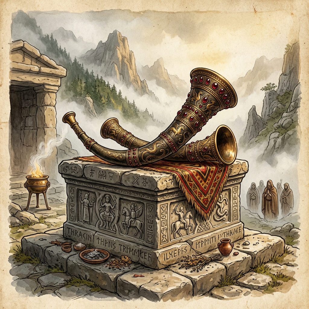 2,500-Year-Old 'Garnet-Incrusted' Bronze Trumpets Found in Thrace Reveal Origins of 'Festival of the Mountain Echo'