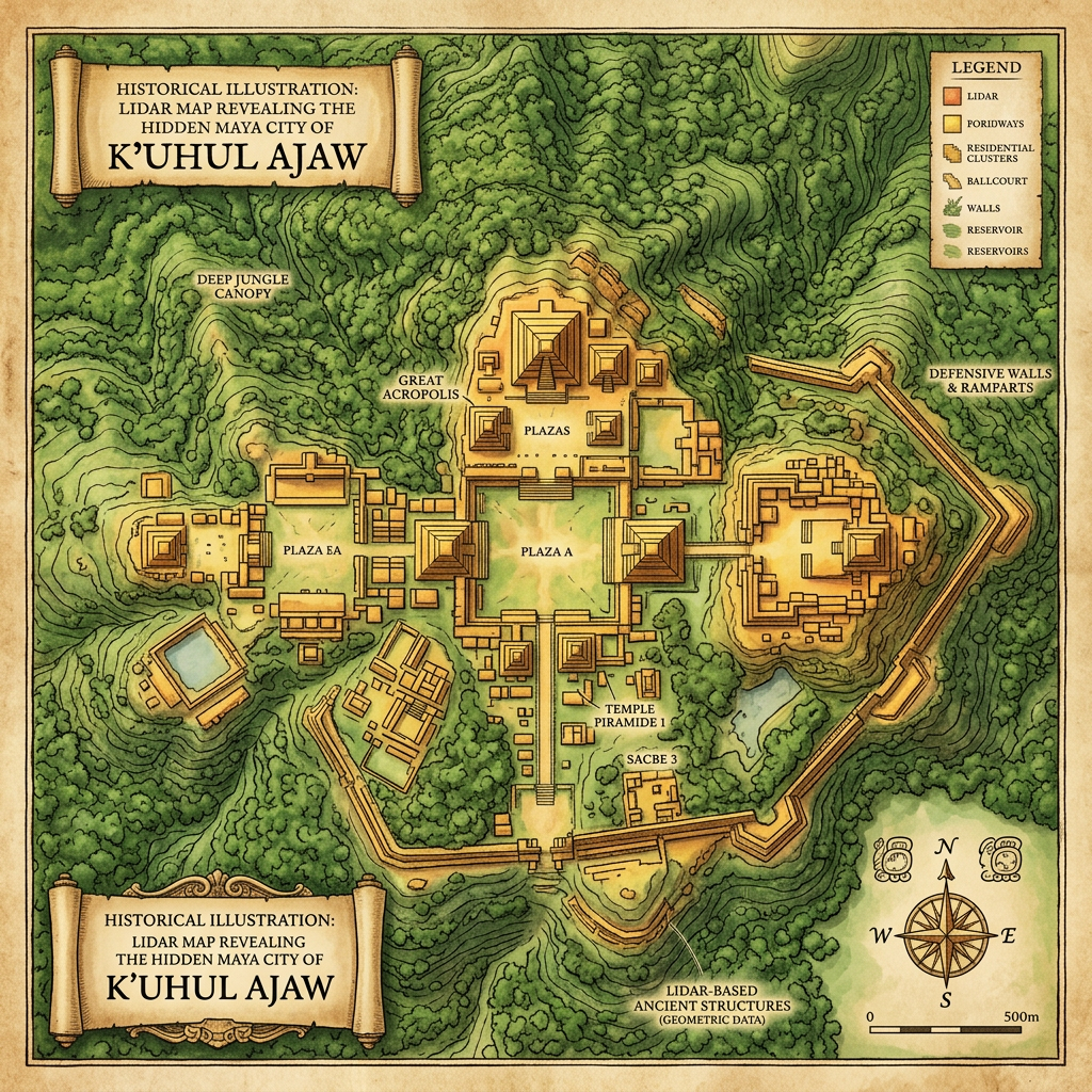 LiDAR Mapping Identifies a Massive 9th-Century 'Maya Obsidian Reserve' and Fortified Trade Depot in the Northern Petén Highlands