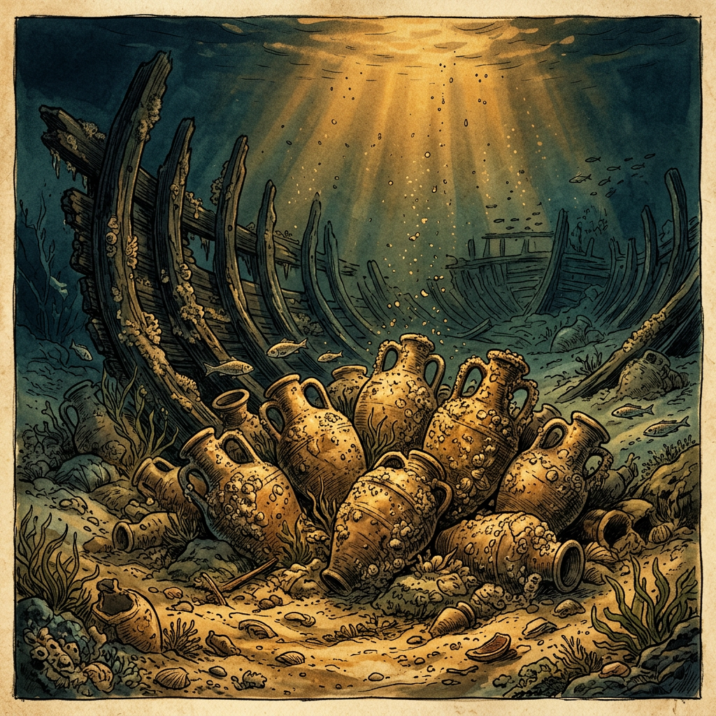 Submerged 4th-Century BCE 'Carthaginian Grain Ship' with Intact Terracotta Cargo Identified off the Coast of Malta