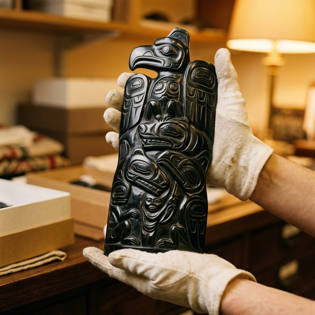 Vancouver’s Museum of Anthropology Finalizes Repatriation of Sacred 19th-Century 'Haida' Argillite Totems to Haida Gwaii
