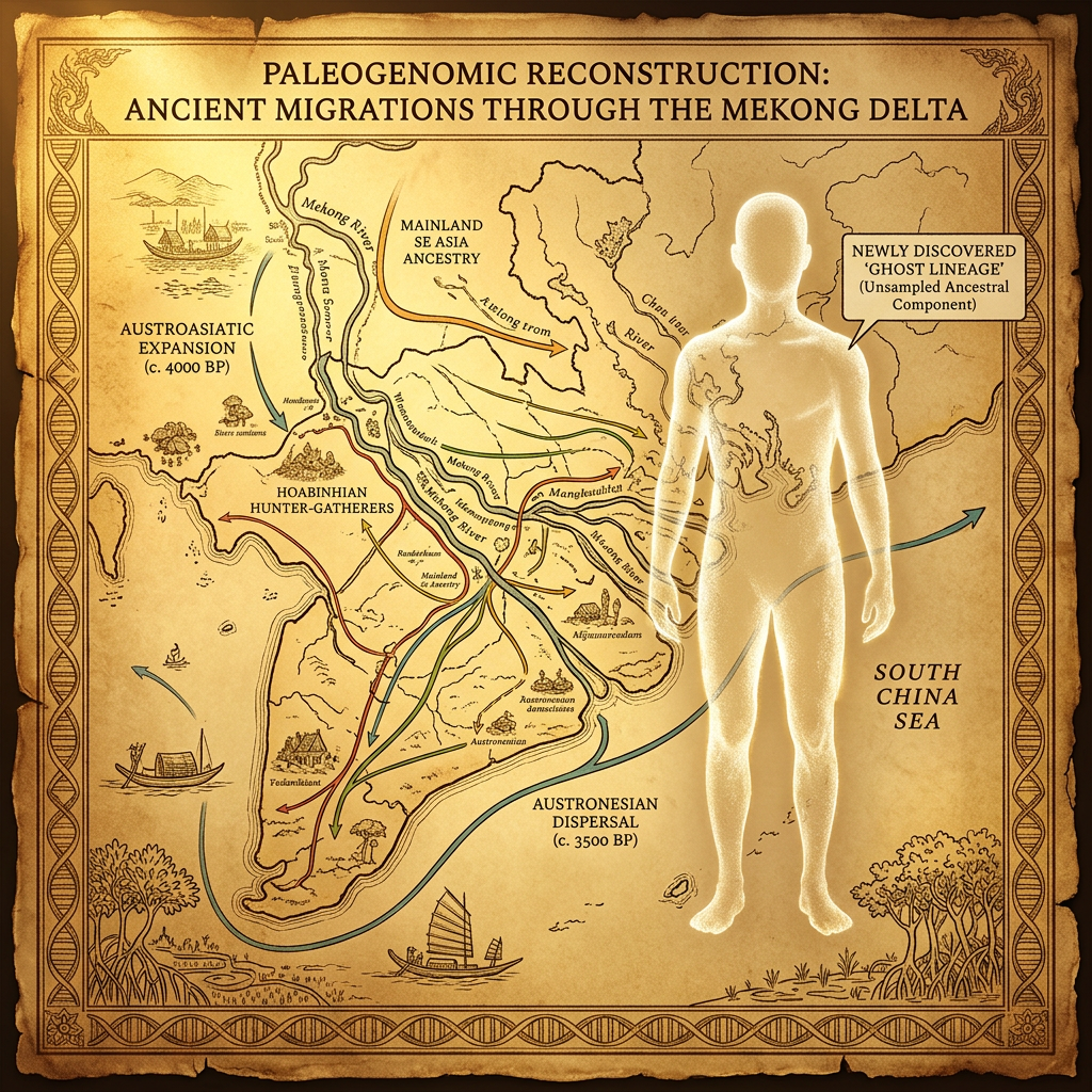 Paleogenomic Study of 15,000-Year-Old 'Mekong Delta' Remains Identifies a Lost Ghost Lineage of Pleistocene Riverine Foragers