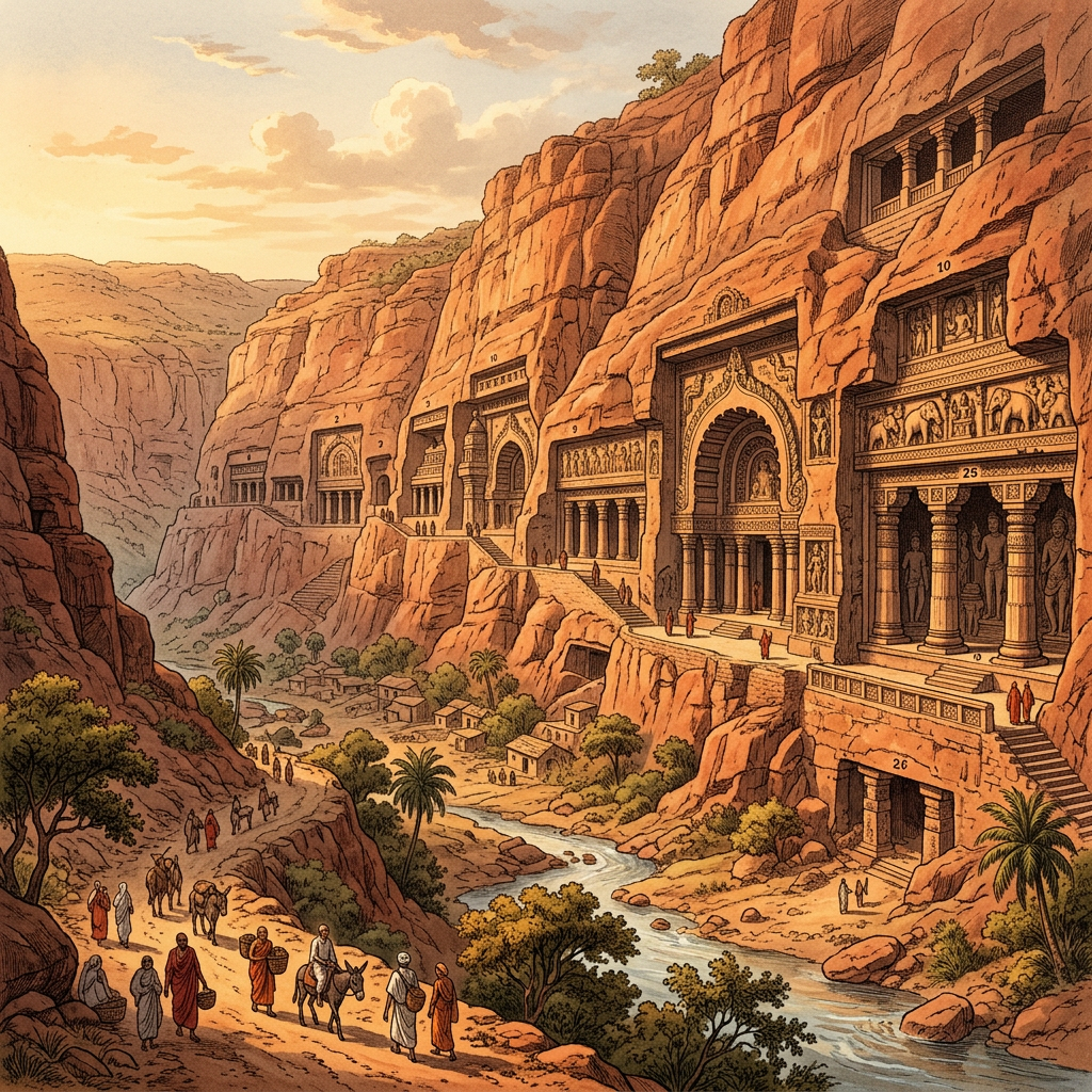 UNESCO Grants Emergency 'Heritage at Risk' Status to the 1,500-Year-Old 'Cave Temples of Badami' Following Monsoon Impact