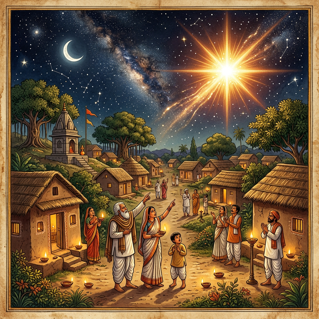 Scientific Study Correlates 'Puranic' Celestial Descriptions with a Supernova Event in 4500 BCE Using High-Resolution Simulations