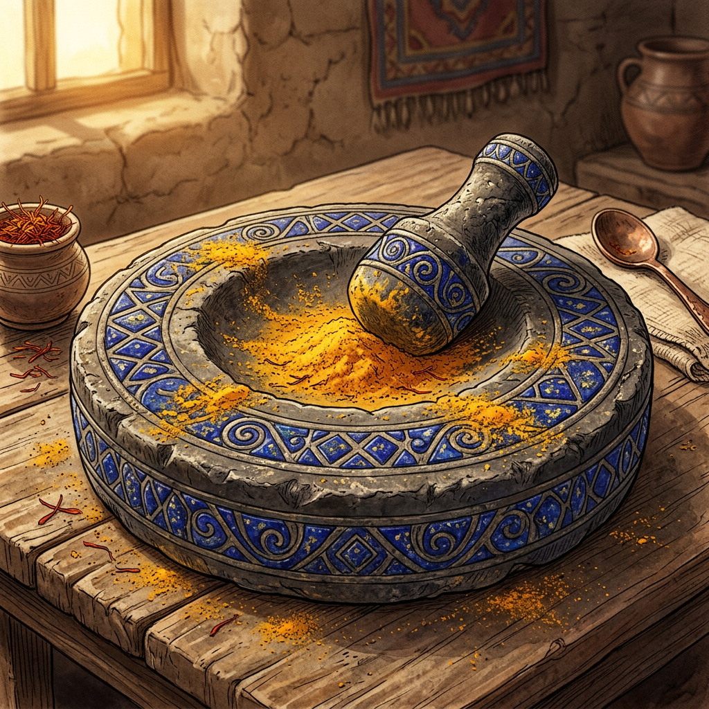 Archaeologists in the Indus Valley Discover "Lapis-Laced" Saffron Grinders Pointing to 4,500-Year-Old Aromatic Spring Festivals