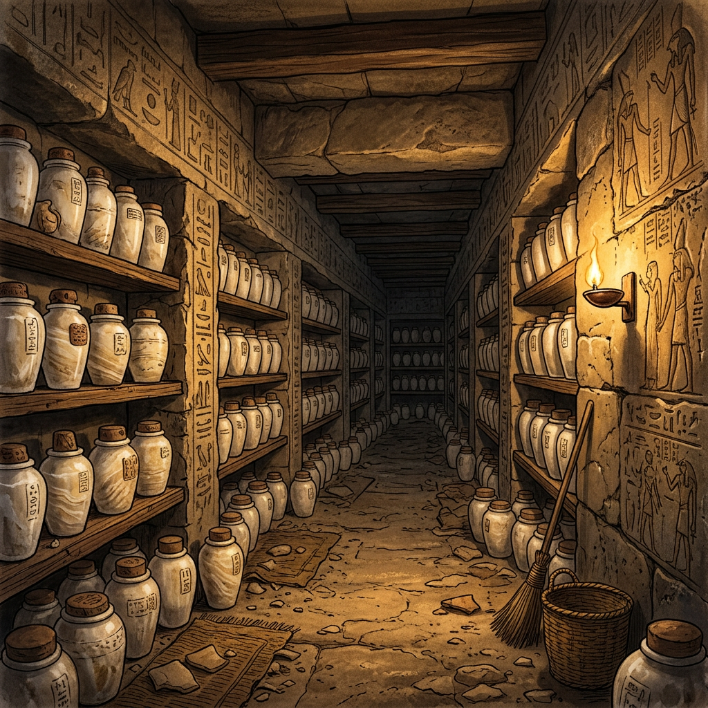 Archaeologists in Middle Egypt Uncover an Intact 3,000-Year-Old 'Royal Embalming-Resin Storage Facility' with Preserved Alabaster Jars