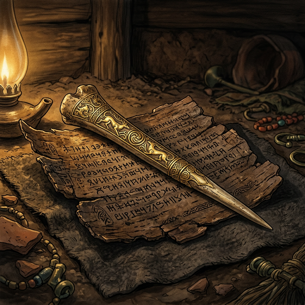 Pristine 2,500-Year-Old 'Scythian Royal Scribe' Burial Uncovered in Southern Siberia Yields Intact Gilded Writing Tools