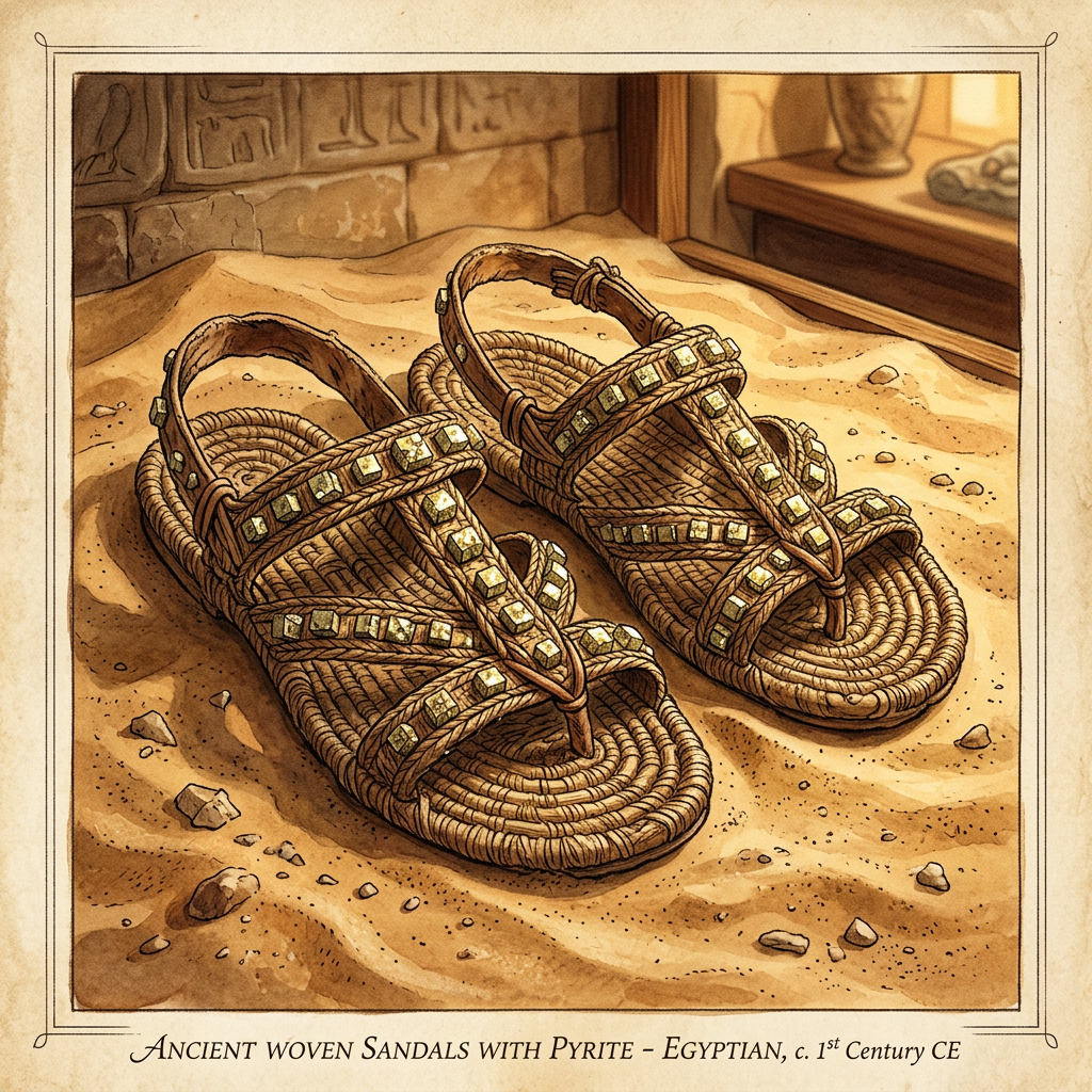 "Pyrite-Studded" Ceremonial Sandals Found in Gila River Valley Point to 1,500-Year-Old "Flash-Flood" Celebration Rites