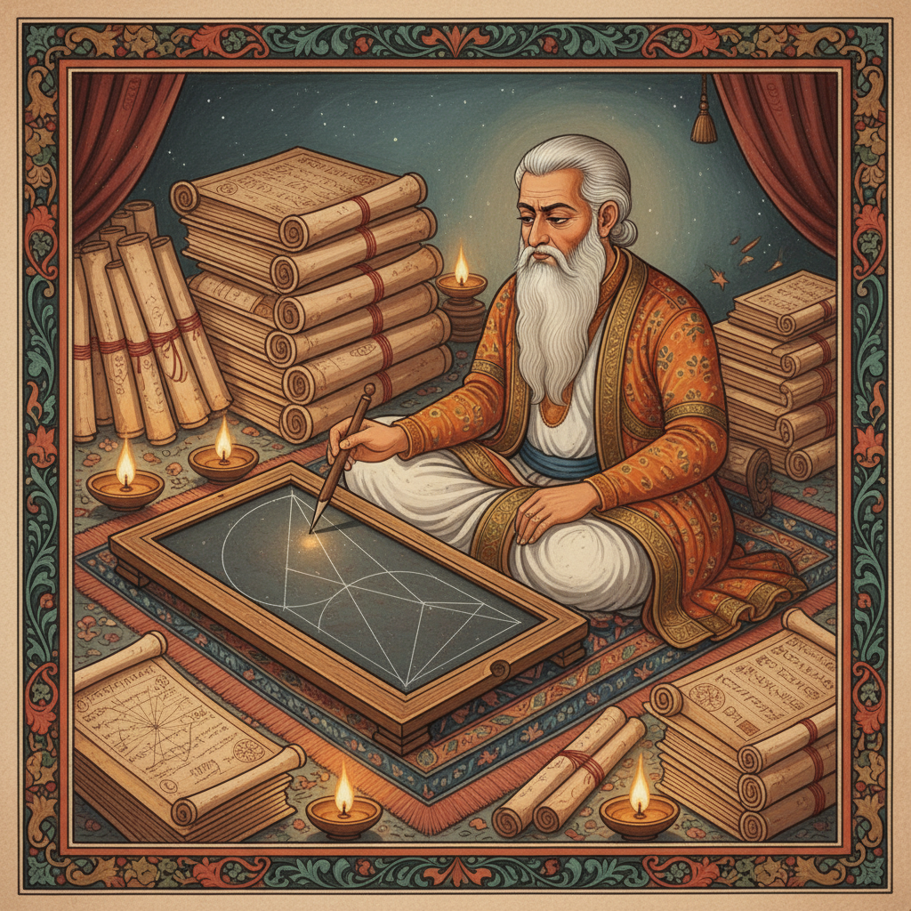 New Mathematical Analysis of 11th-Century 'Bhasvati' Manuscripts Reveals Advanced Trigonometric Short-cuts for Calculating Planetary Positions