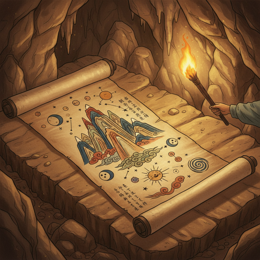 8th-Century 'Prakriti-Chaitanya-Vivarta' Scroll Discovered in a Hidden Sikkim Cave Explores the Metaphysics of Nature-Mind Interplay