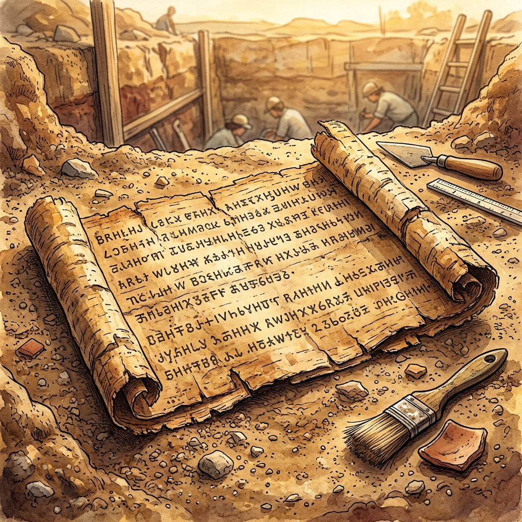 4th-Century BCE 'Niti-Varga' Birch Bark Scroll Discovered in Ancient Taxila Outlines Early Vedic Ethics of Reciprocity