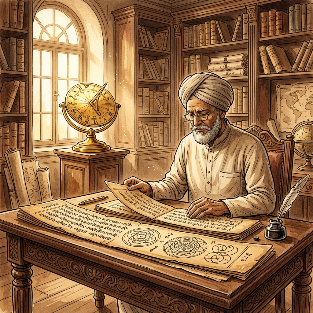 New Research Identifies High-Precision Algorithms for Calculating 'Inverse Trigonometric Ratios' in 11th-Century Sanskrit Mathematical Treatises Found in Vidarbha