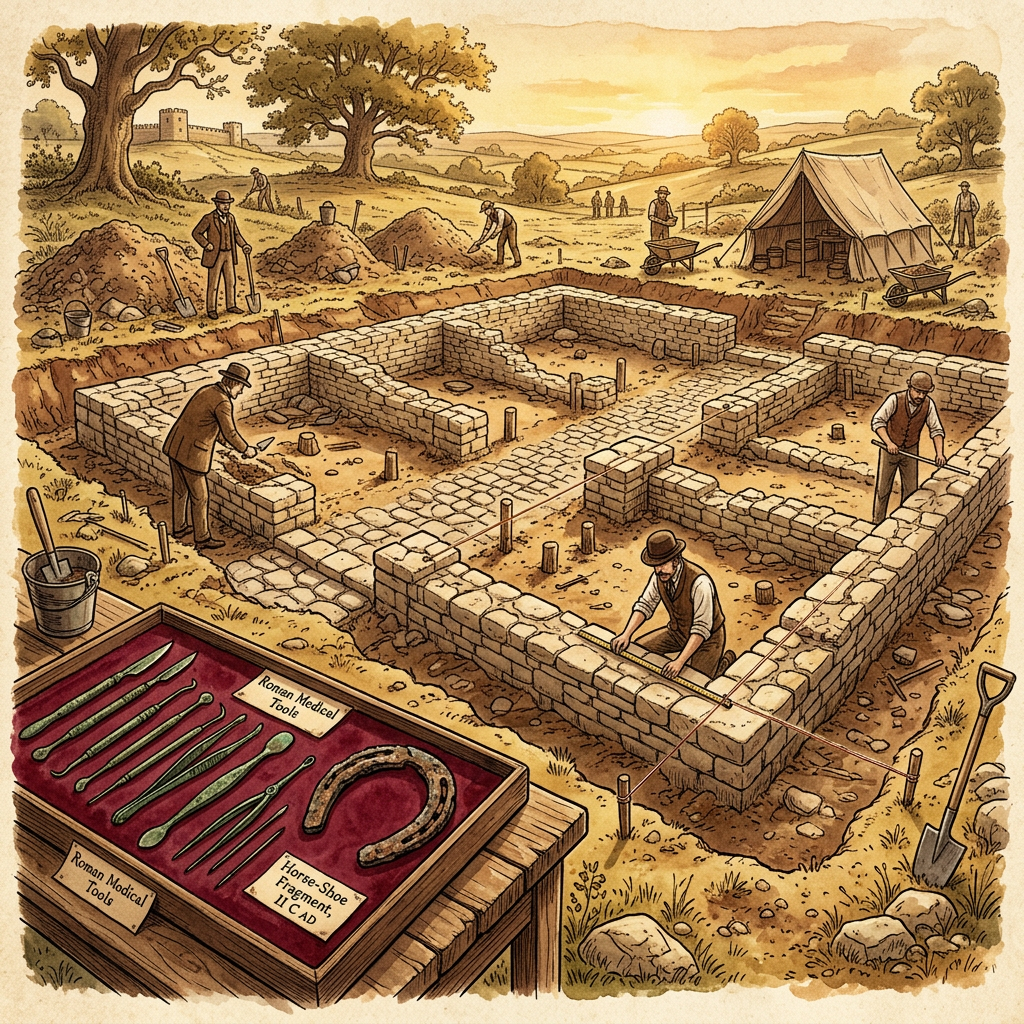 1st-Century Roman 'Imperial Cavalry Veterinary School' and Specialized Surgical Tools Found in Germany