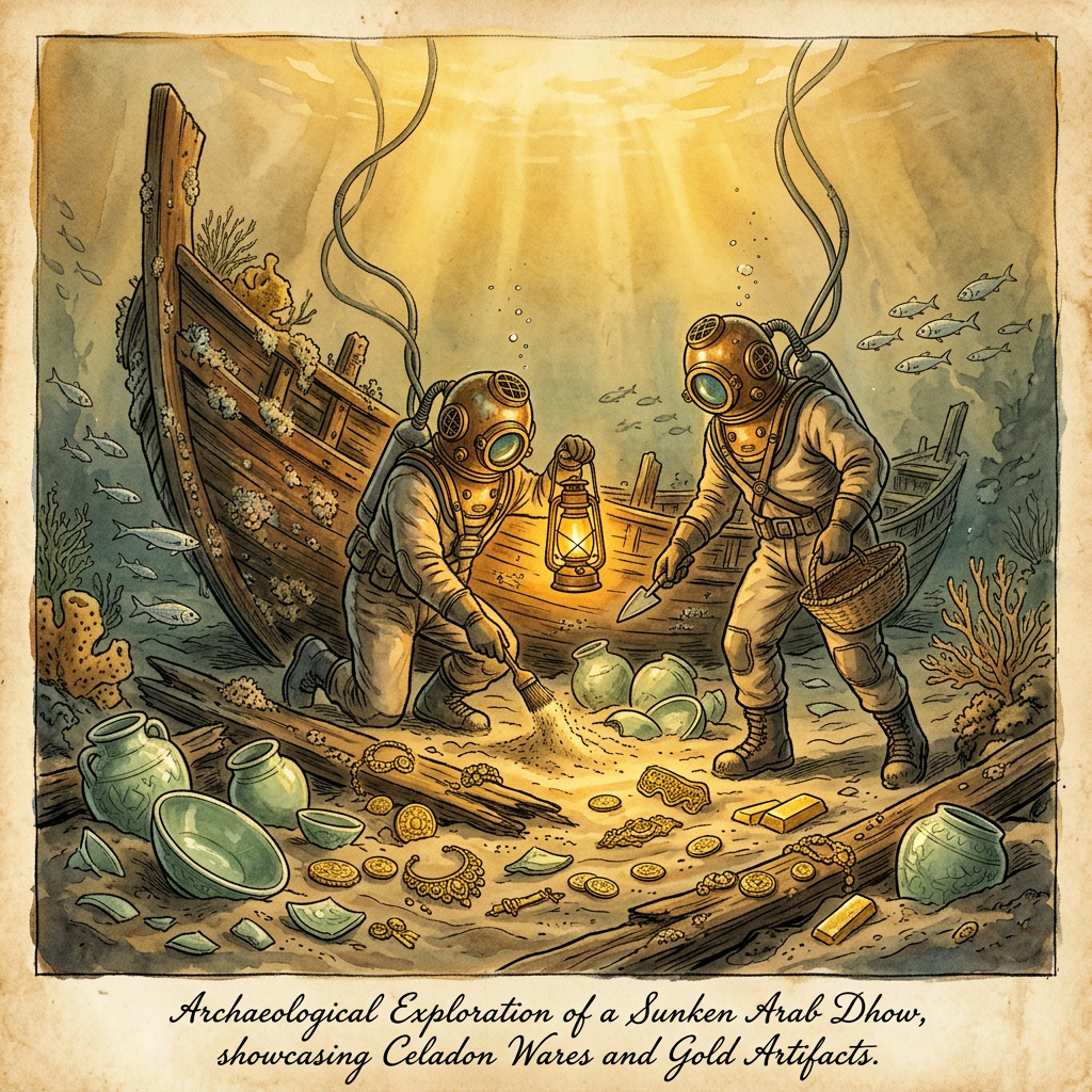 Sunken 14th-Century 'Swahili-Arab' Trade Vessel Discovered off the Coast of Mozambique with Rare Cargo