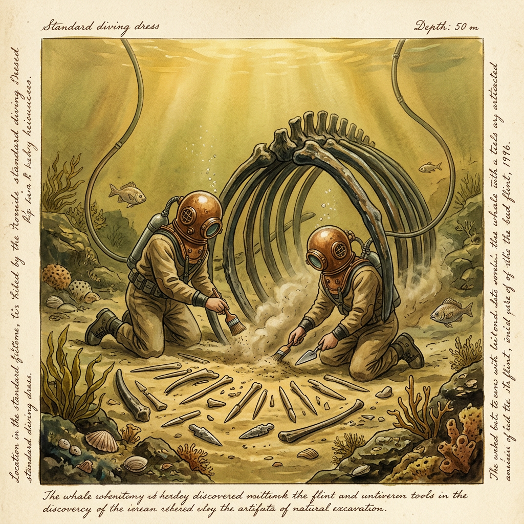 Submerged 8,000-Year-Old 'Neolithic Whaling Station' with Intact Bone Harpoons Identified off the Coast of Norway