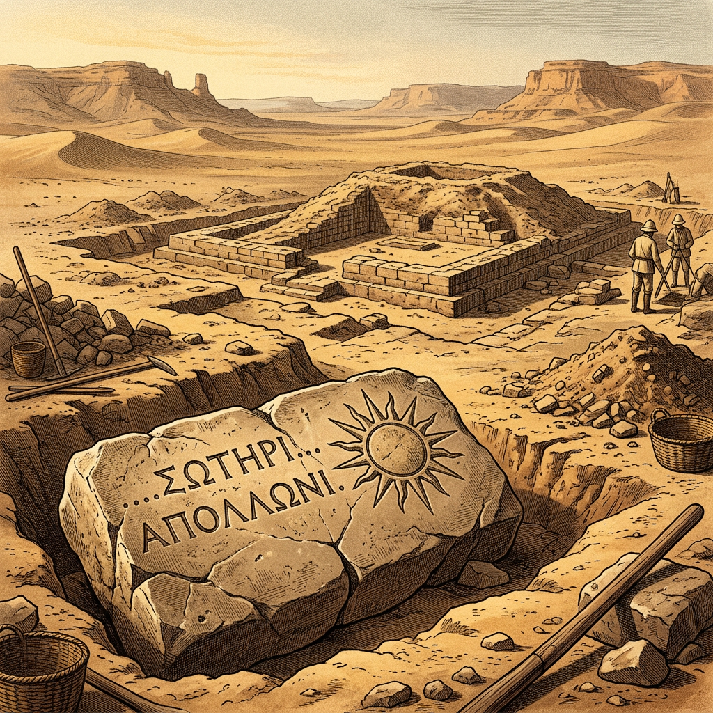 Discovery of a 3rd-Century 'Indo-Scythian' Sun Temple with Greek Inscriptions in Gujarat’s Little Rann of Kutch