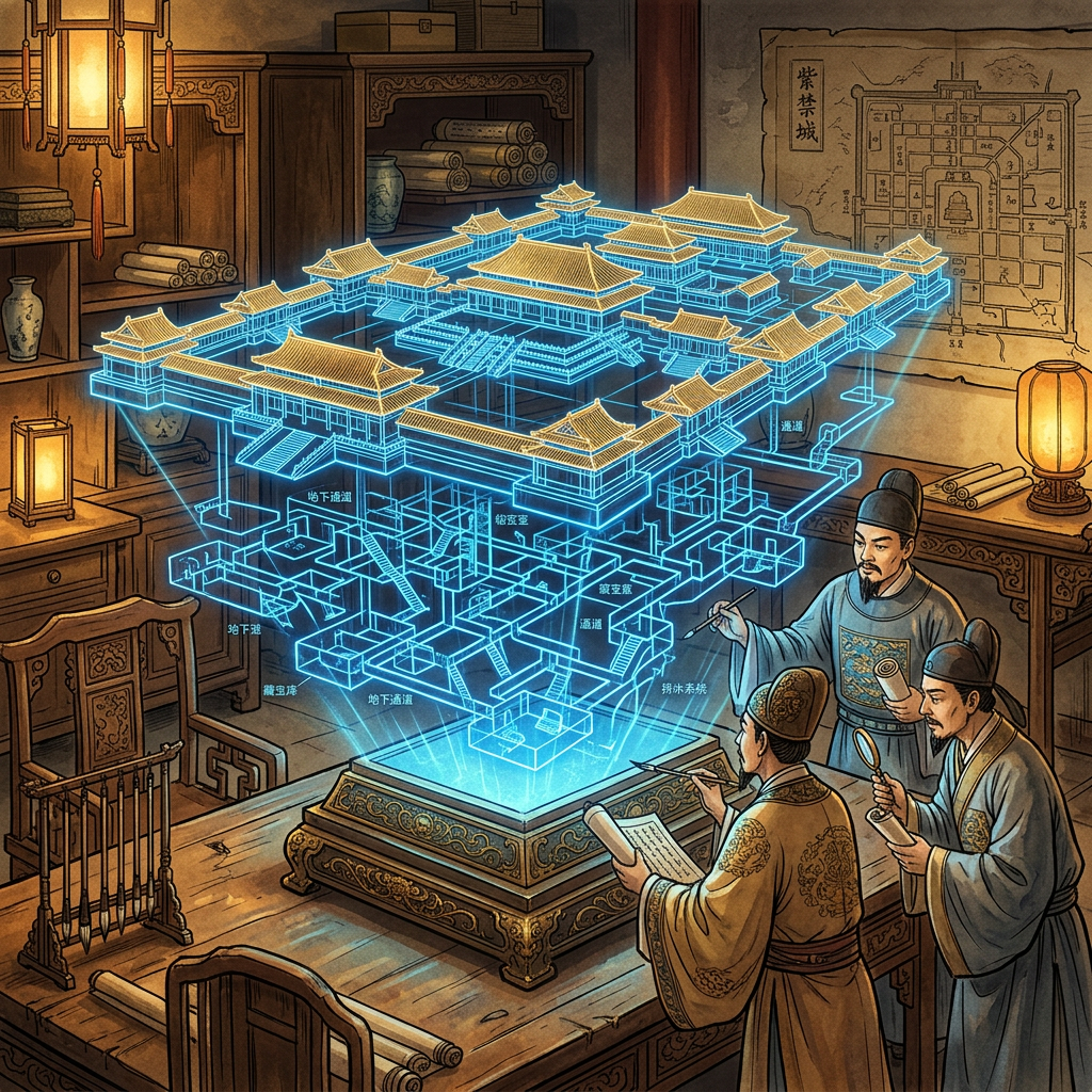 Quantum Muon Tomography Unveils Secret Ming-Era Flood Control Infrastructure Beneath the Forbidden City