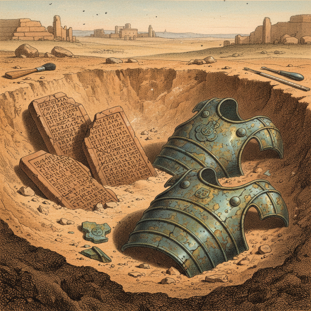 Discovery of a 3,500-Year-Old 'Elamite Military Scriptorium' in Khuzestan Yielding Rare Bronze Armor-Plating Ledgers