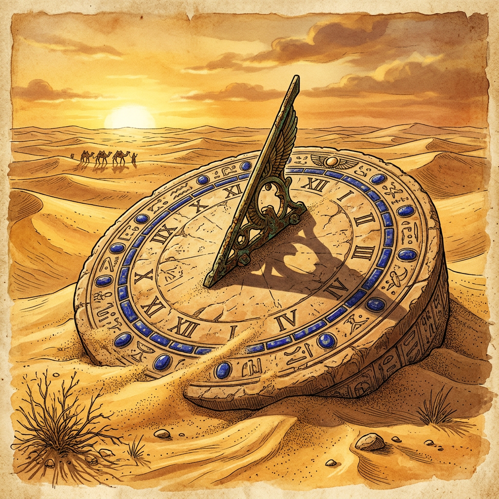 Rare 4,000-Year-Old 'Lapis-Inlaid' Sun-Dial Discovered in Egyptian Desert Reveals Roots of Solar Equinox Festivals