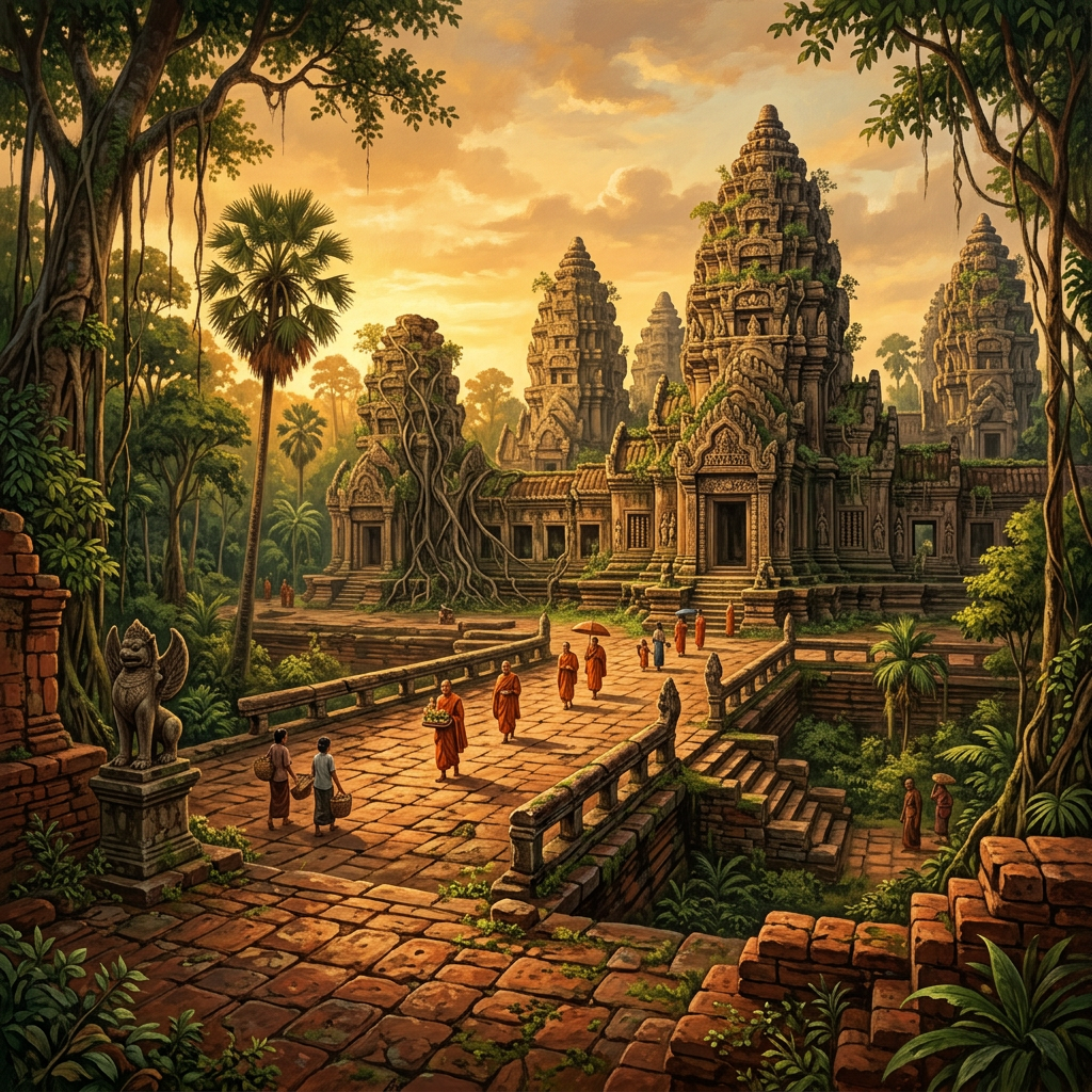 Archaeologists in Cambodia Uncover 1,000-Year-Old 'Terracotta-Lined' Dance Floors at Koh Ker Linked to Shiva Festivals