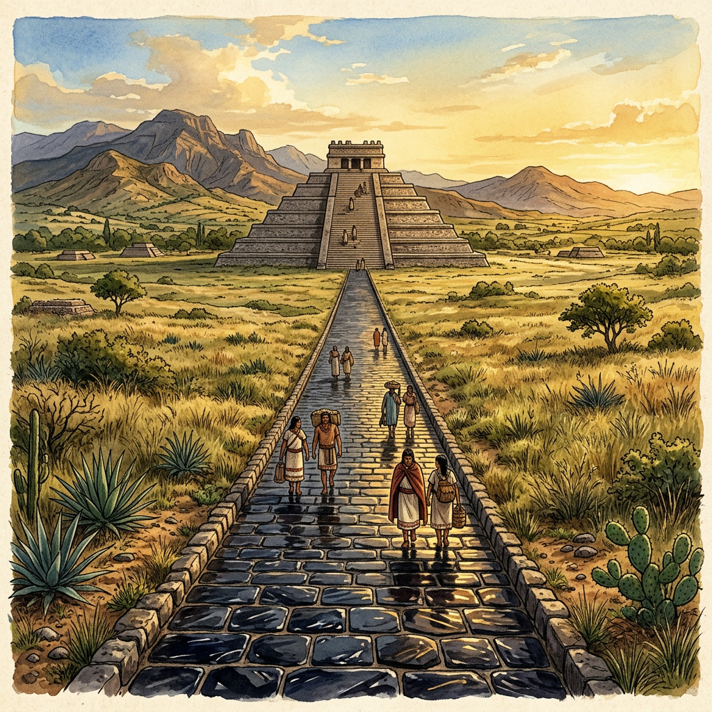 Archaeologists Identify 'Obsidian-Lined' Processional Path in Tula Linked to Ancient Toltec 'Wind-Whisper' Festivals