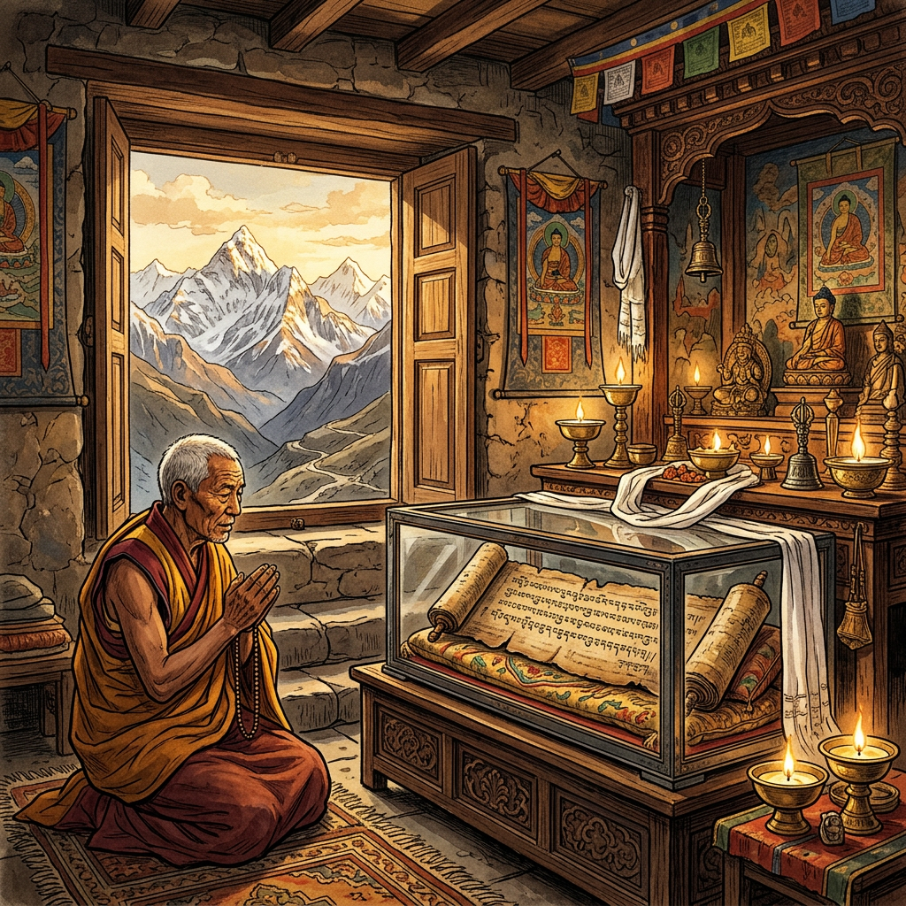 9th-Century 'Pramana-Samgraha' Scroll Found in a Remote Himalayan Shrine Outlines the Epistemology of Absolute Certainty