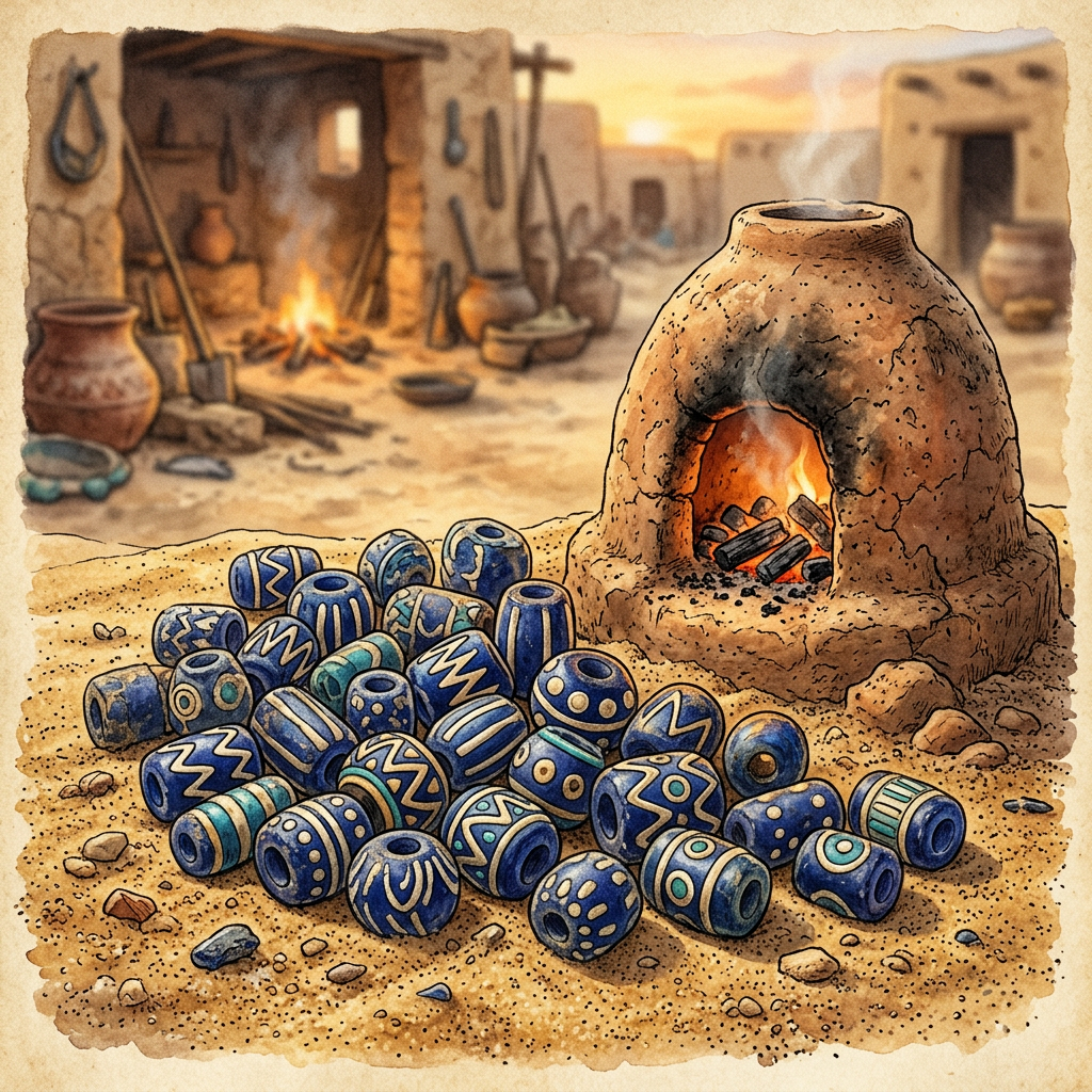 4,500-Year-Old 'Indus Valley Mineral-Glass Laboratory' and Rare Cobalt-Inlaid Beads Uncovered in Haryana