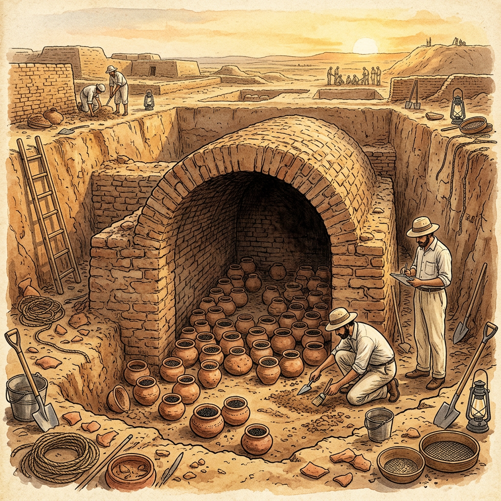 Archaeologists at Rakhigarhi Uncover 4,500-Year-Old 'Seed Preservation Vault' with Intact Carbonized Legumes