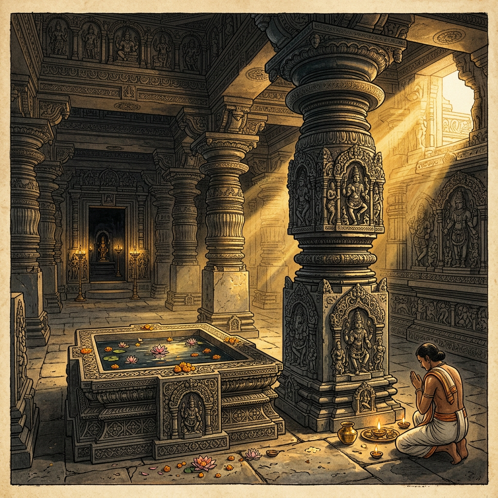 Restoration of 11th-Century 'Kalyani Chalukya' Shiva Temple in Kalaburagi Reveals Hidden 'Acoustic-Siphon' Water Fountains