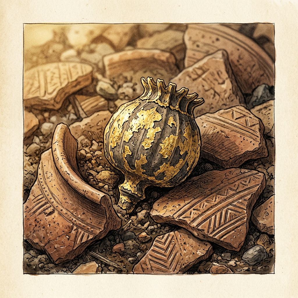 Rare "Gold-Leafed" Poppy Pods Discovered in Bronze Age Cyprus Reveal Roots of Ancient "Festival of Sleep"