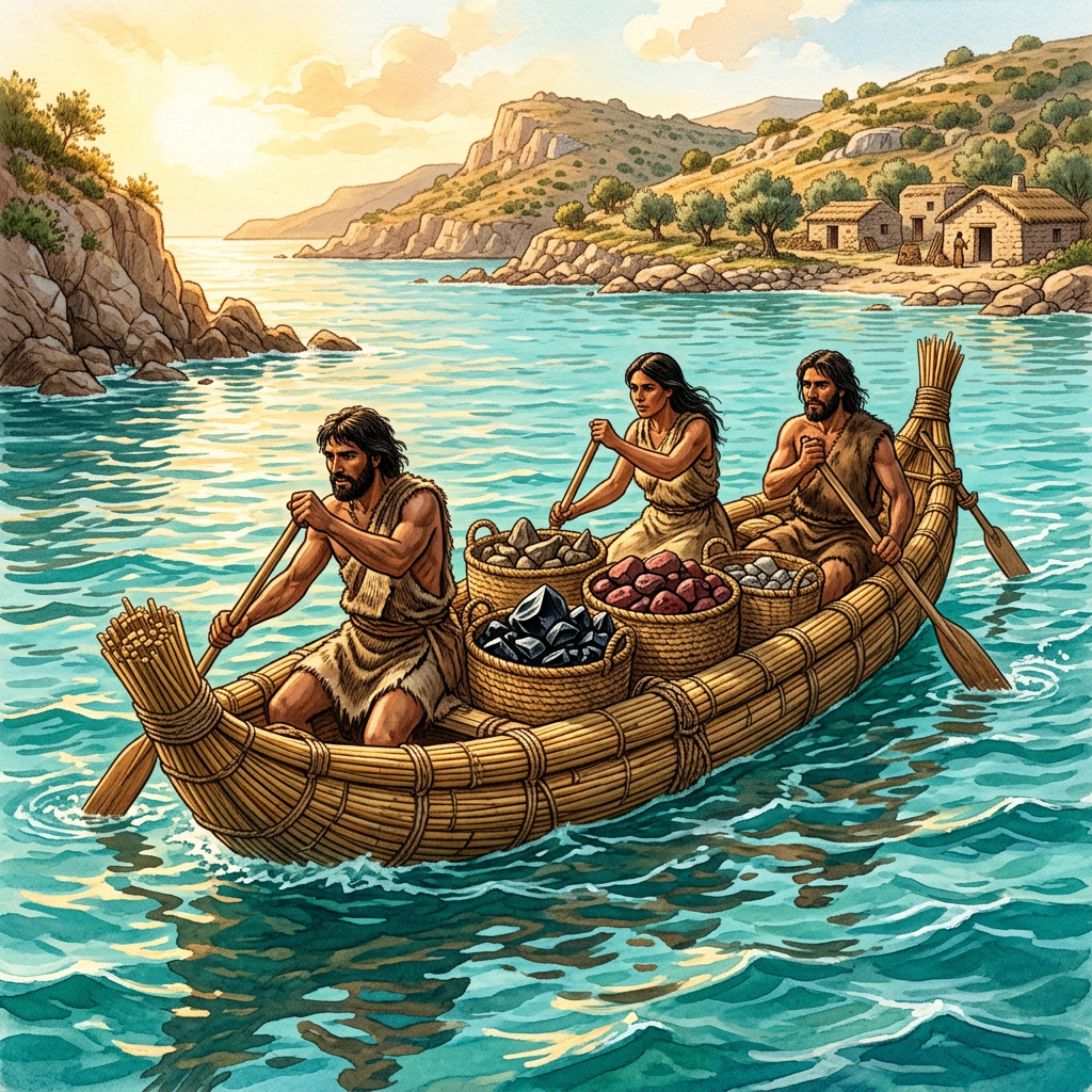 The "Obsidian and Hematite" Seaway: Researchers Map 7,000-Year-Old Maritime Trade Link Between the Lipari Islands and North Africa