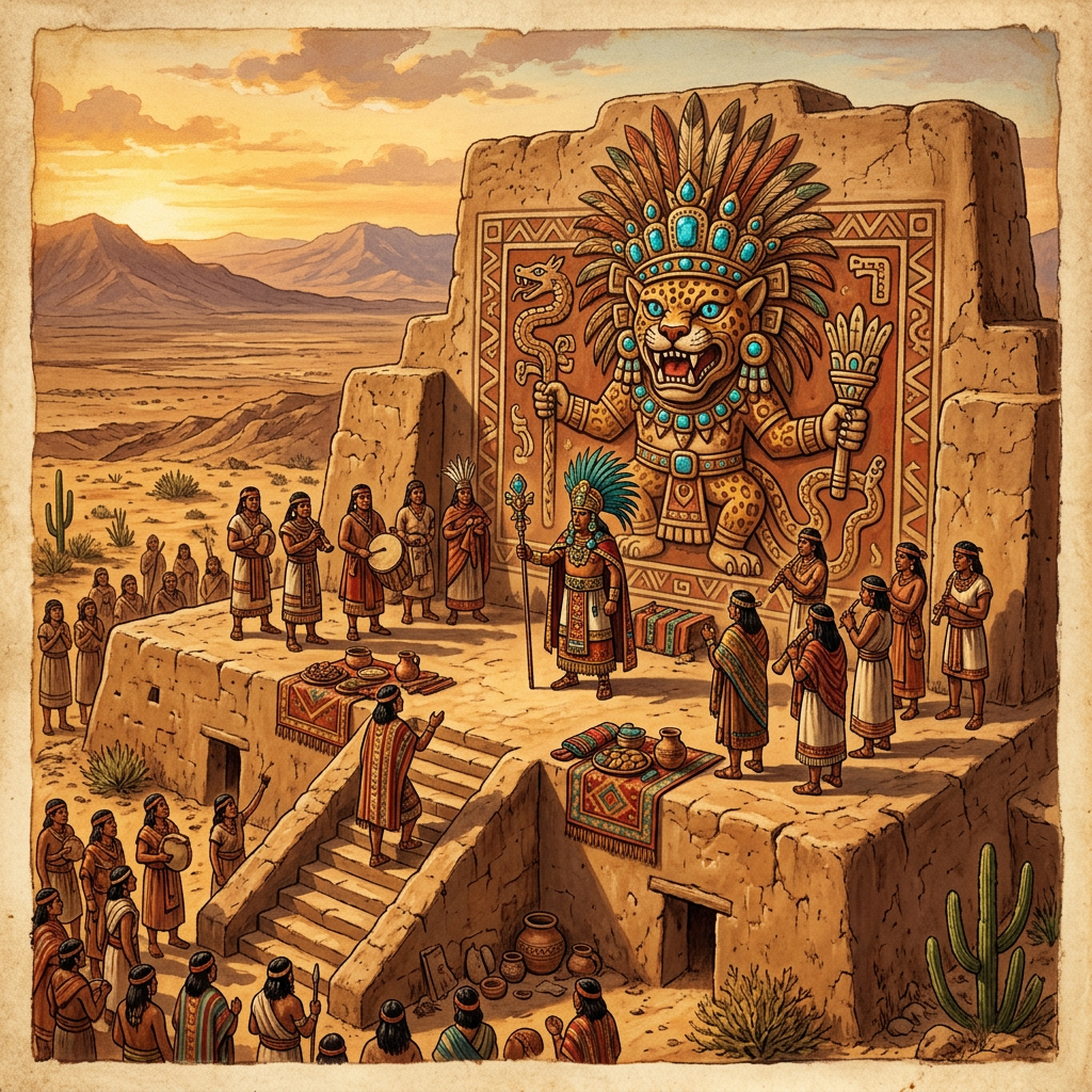 Discovery of a 2,500-Year-Old 'Temple of the Jaguar-Priestess' featuring Rare Turquoise-Inlaid Stucco Reliefs Uncovered in Northern Peru's Lambayeque Region