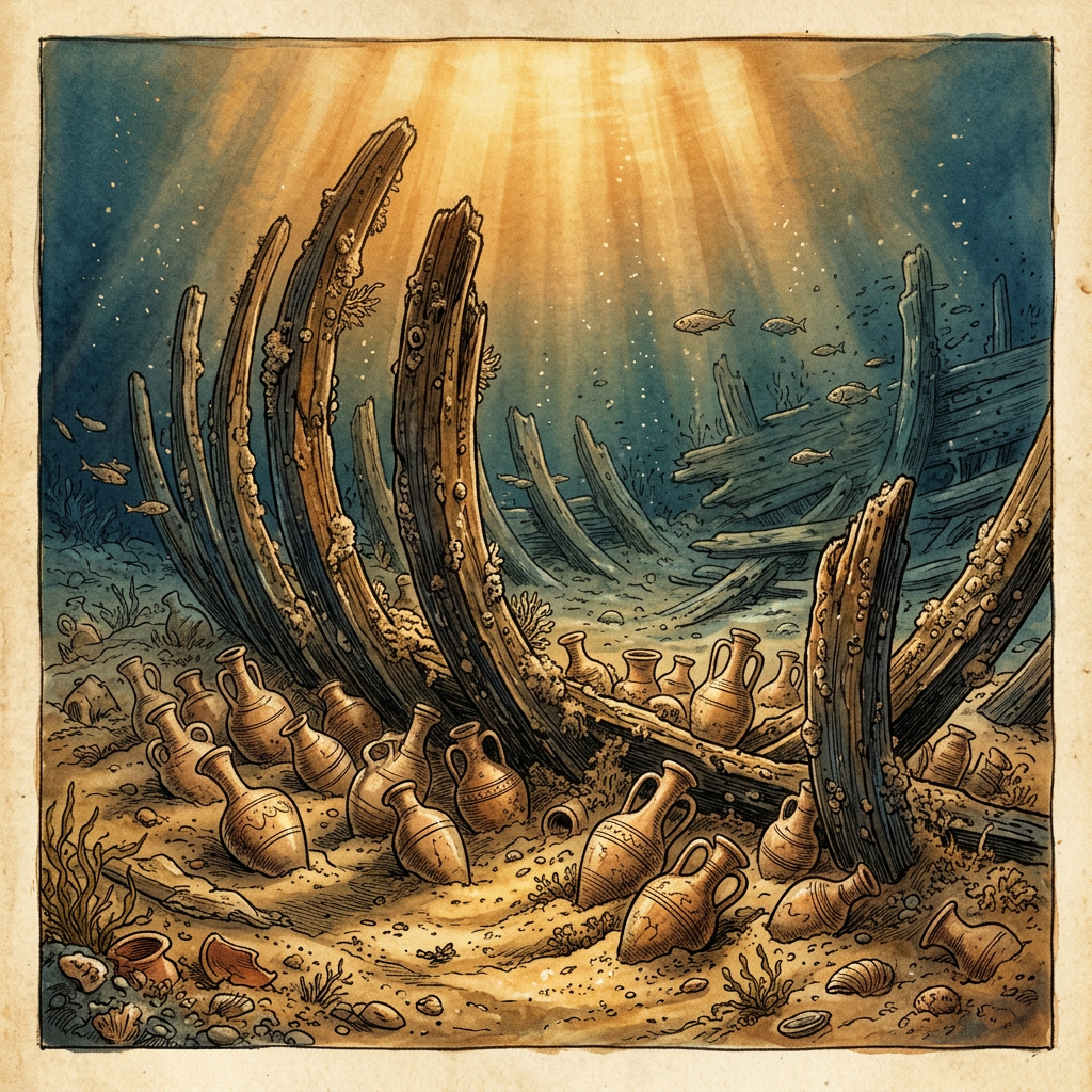 Submerged 1,200-Year-Old 'Kingdom of Srivijaya' Trading Vessel with Rare Arabian Perfume Cargo Found off Sumatra