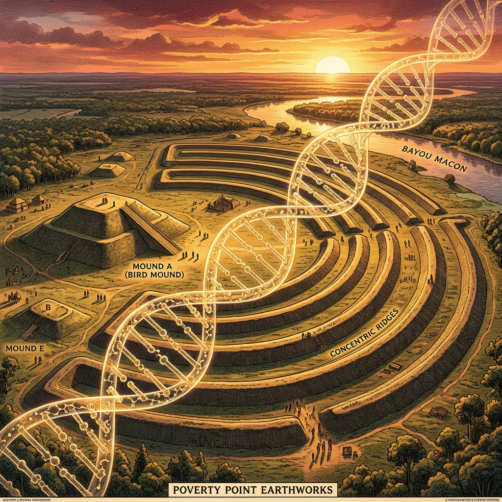 Genomic Study of 3,500-Year-Old 'Poverty Point' Remains Identifies the Earliest Genetic Signature of Complex Social Stratification in North America
